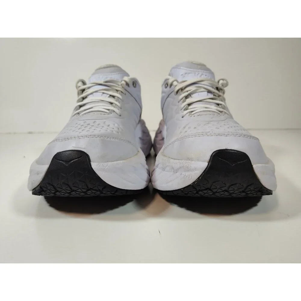 Hoka One One Bondi SR Slip Resistant Shoes Womens 9 White Leather 1110521 Flawed - Picture 3 of 12